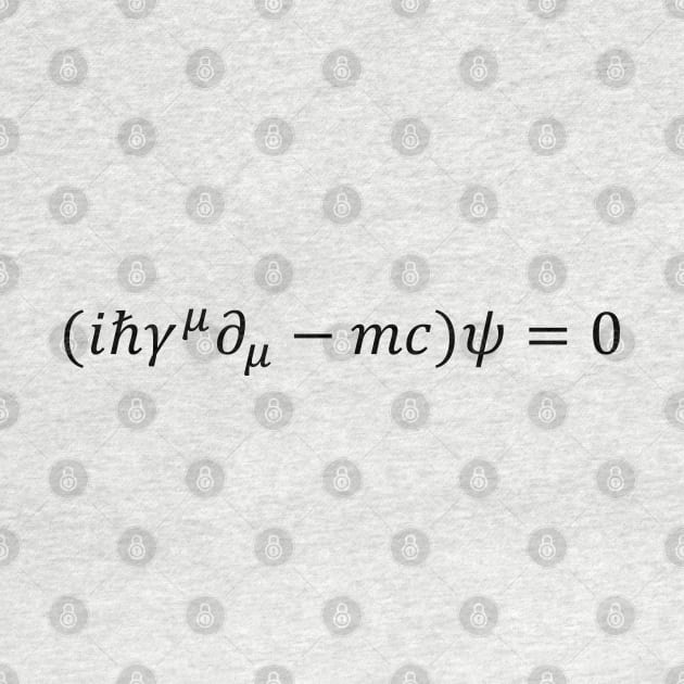 Dirac Equation Of Relativistic Quantum Mechanics by ScienceCorner